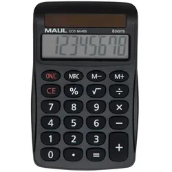 MAUL ECO MJ455 Taschenrechner Desktop Einfacher Taschenrechner Schwarz