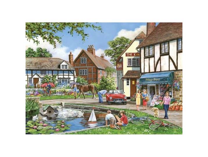 The House of Puzzles Jigsaw puzzel 1000 stukjes - A Busy Day