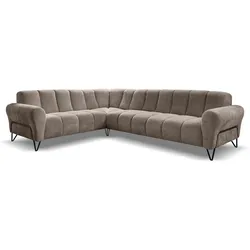 ECKSOFA Volare ohne Schlaffunktion braun rechts