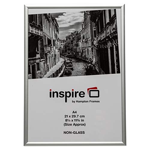 Hampton Frames Fotolijst A4 Zilver Geborsteld Aluminium
