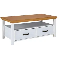 Inter Link Couchtisch Maluno Holz Weiß