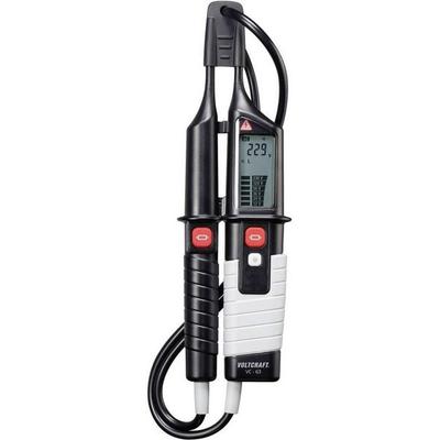 VOLTCRAFT VC 63 Zweipoliger Spannungsprüfer CAT III 1000 V, CAT IV 600V Akustik, LCD, LED