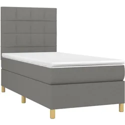 vidaXL, Boxspringbett, Inlenetta (Block mit Quadraten) (90 x 190 cm)