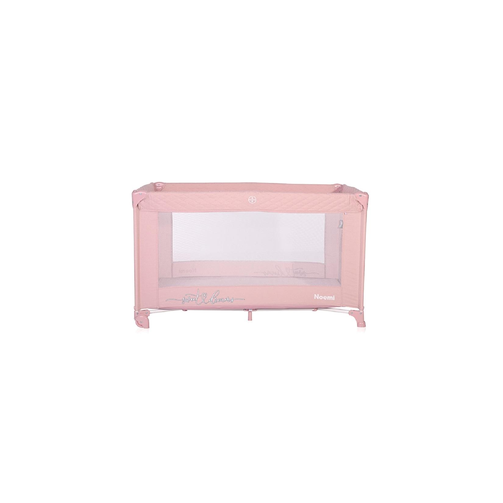 Lorelli Baby Reisebett Laufstall Noemi eine Ebene, seitliche Öffnung, Matratze pink