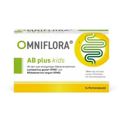 OMNIFLORA AB plus kids Milchsäure-u.Bifidobak.Btl. 14 St