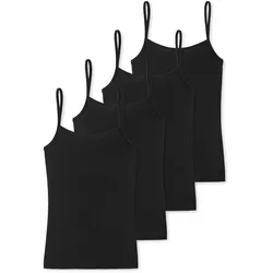 Schiesser Damen Spaghettitop Modal Essentials 4er Pack