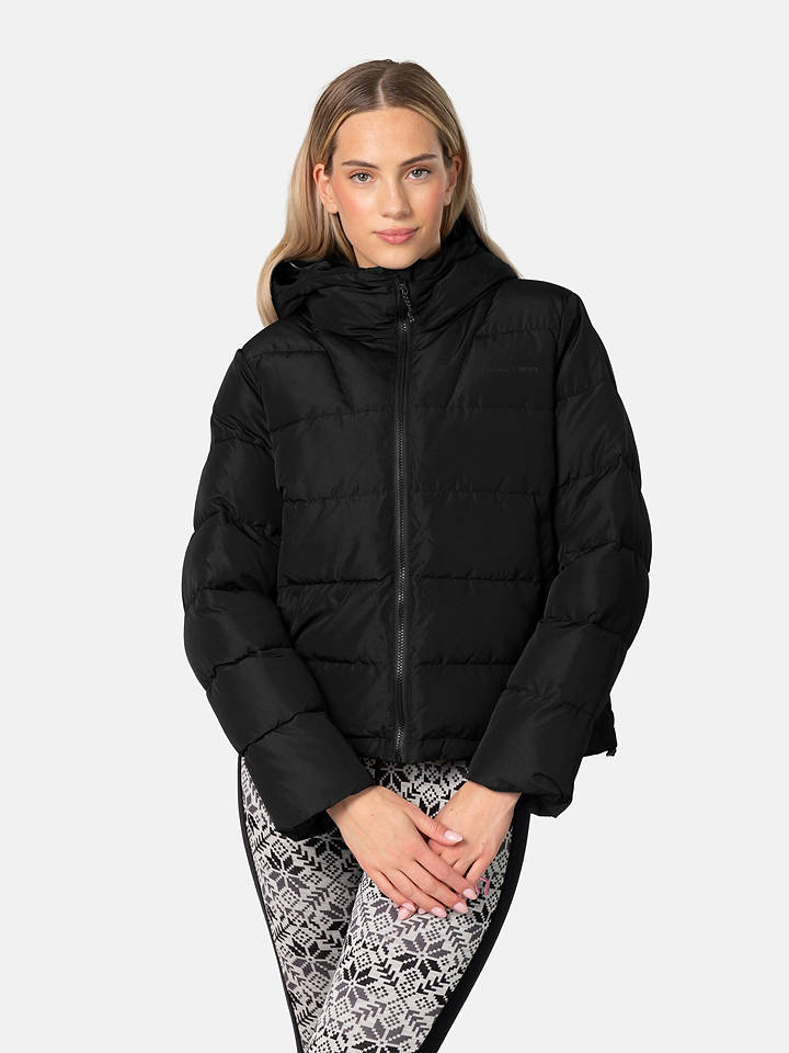 KARI TRAA Winterjacke "Linn" in Schwarz - L
