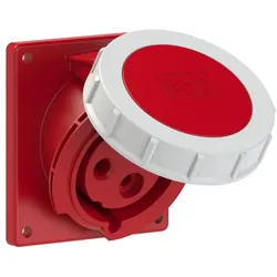 PCE 4232-9 CEE-Anbausteckdose schräg (92x100mm) 32A 3p 9h IP67 42329