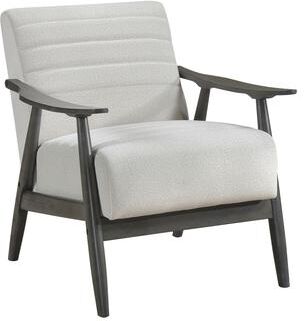 Fremont & Park Royston Velvet Wood Arm Accent Chair