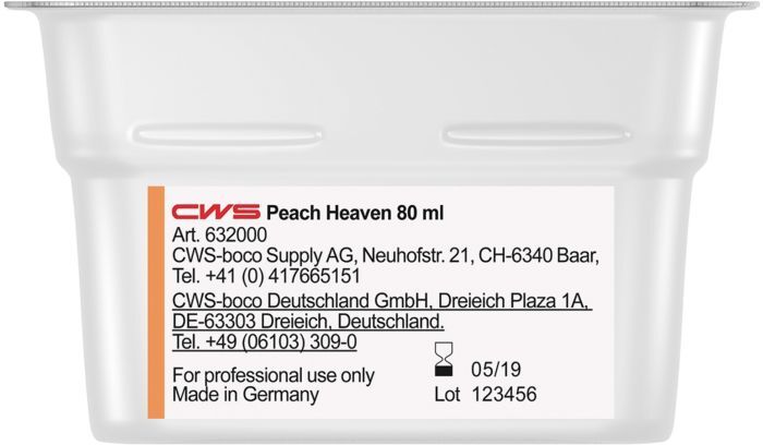 CWS Paradise Air Bar Waschraumduft C632000 Peach Heaven, 80 ml, zu Duftspender