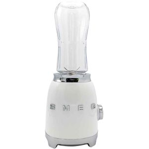Smeg Standmixer PBF01WHEU 50er Retro Style, mit Trinkflasche, 300 Watt, 600 ml, weiß
