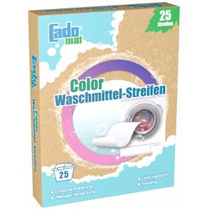 Reinex Waschmittel Cado Mat Color, Blätter, 100% wasserlöslich, Waschladungen 25