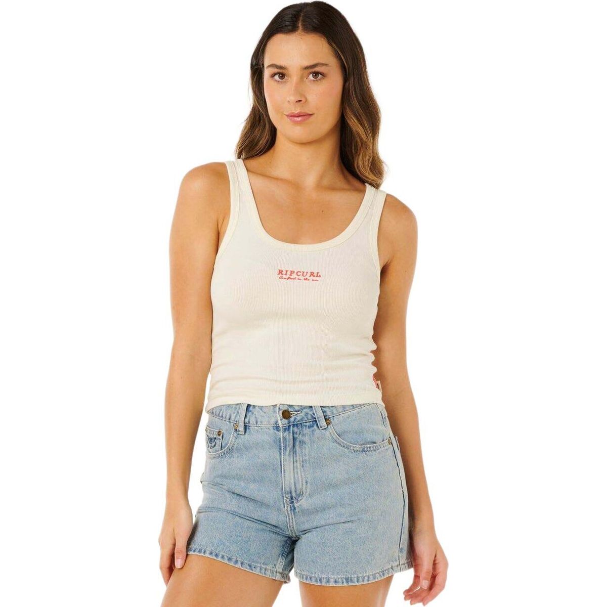 RipCurl Surf Puff Party Pack Tank bone (3021) XL 0O6WTE-3021-XL