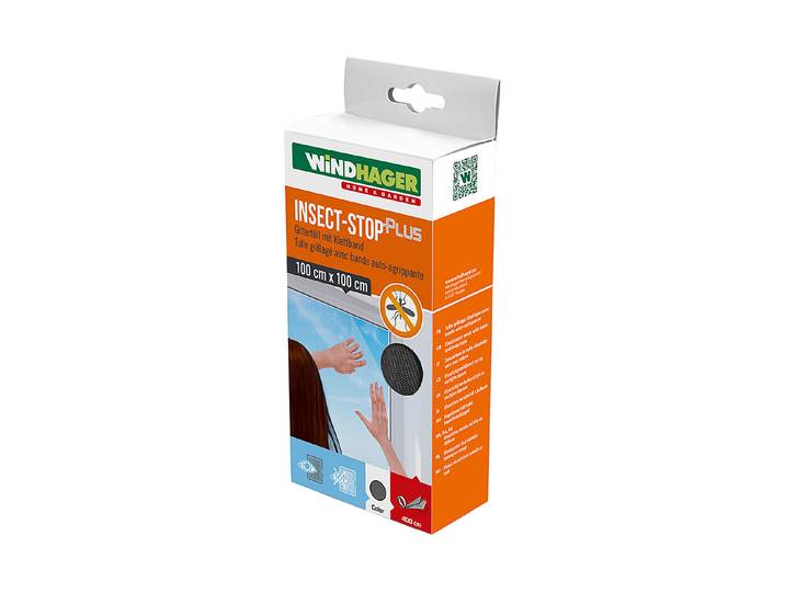 Windhager Fliegengitter Anthrazit 1 × 1 m