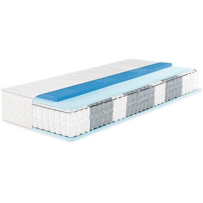 Taschenfederkernmatratze FAN "Sleep Spring Pro, Boxspringmatratze m. Thermogelauflage, 90x200 & mehr", weiß, B:90cm H:33cm L:200cm, Bezug: 60% Polyester, 40% Viskose. Steppfüllung: 100% Polyester, Matratzen, Taschenfederkernmatratze, Haus & Garten...