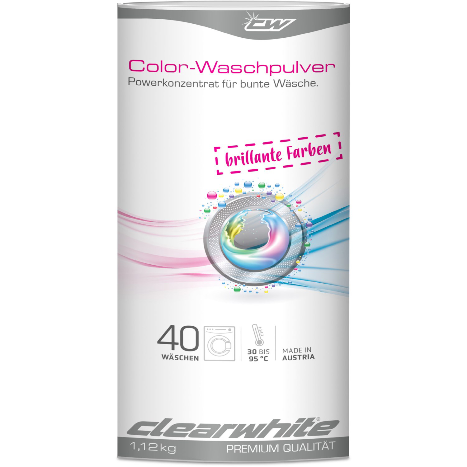 clearwhite Color-Waschpulver 1,12 kg für 40 Waschgänge