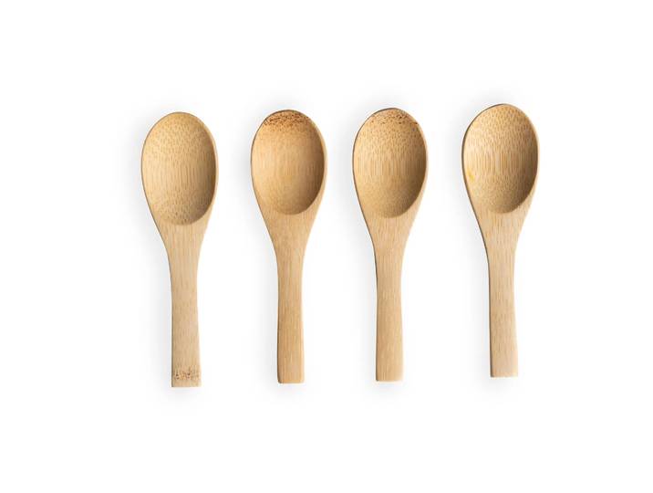 Sagaform Cuillère Ellen Lot de 4 Marron