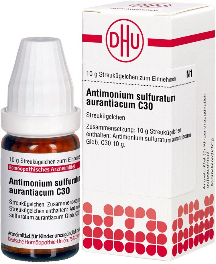 DHU Antimonium Sulf. Aurant. C30 Globuli 10g