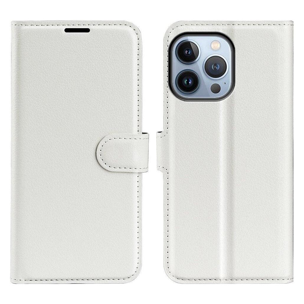 Cover-Discount iPhone 14 Pro Max - Leder Etui Hülle weiss (Apple iPhone 14 Pro Max) (101134321B)