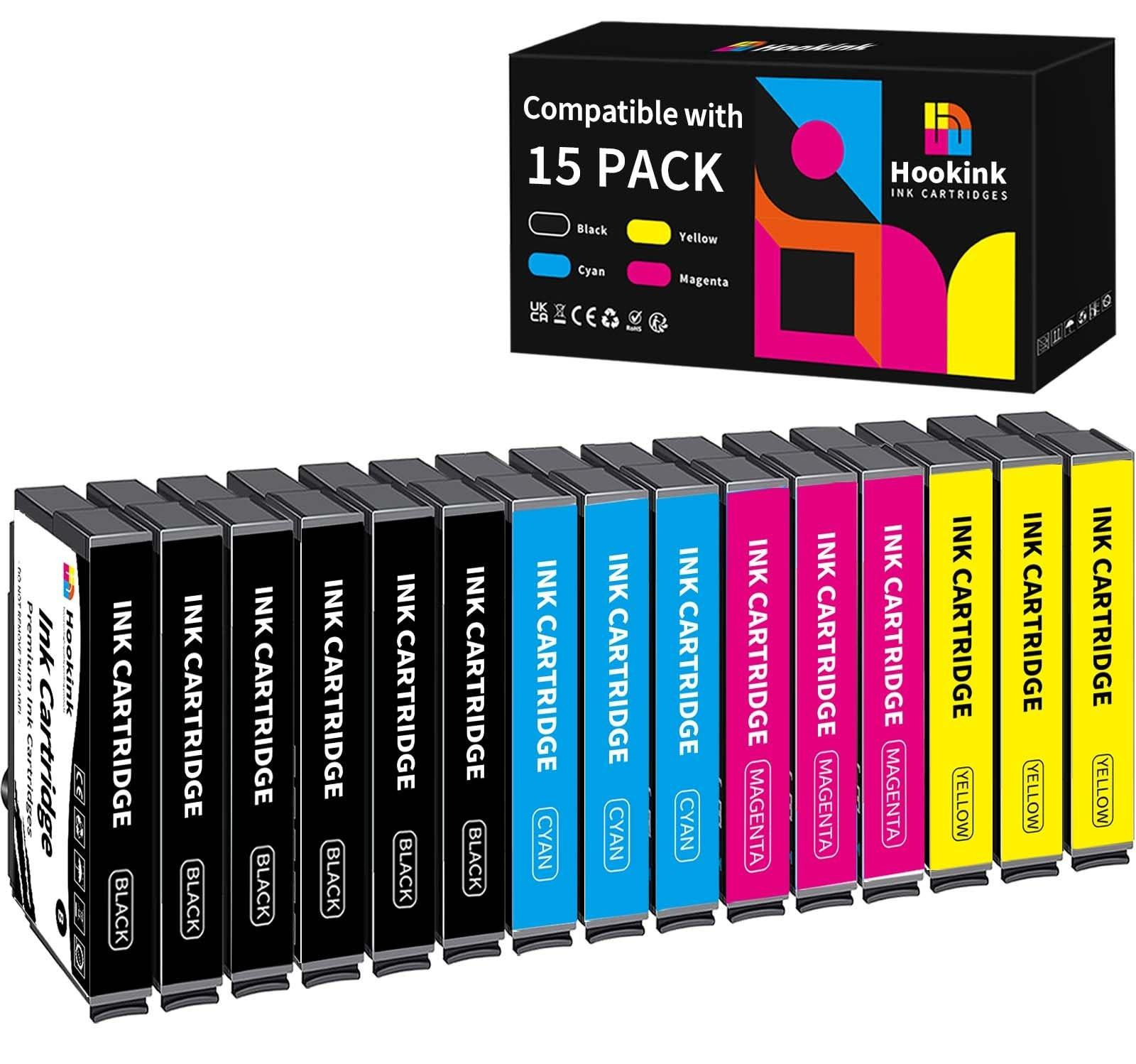 15-pack 604XL Inktcartridges voor Epson printers