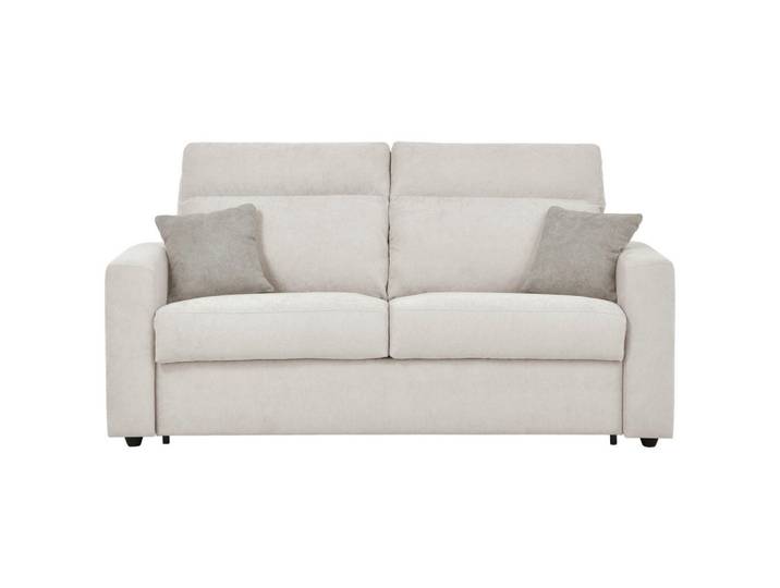 Carryhome Schlafsofa, Creme, Kunststoff, 2-Sitzer, Füllung: Silikon,Silikon, 186x101x101 cm, Liegefunktion, Schlafen auf Sitzhöhe, Kinderzimmer & Jugendzimmer, Jugendmöbel, Jugendsofas