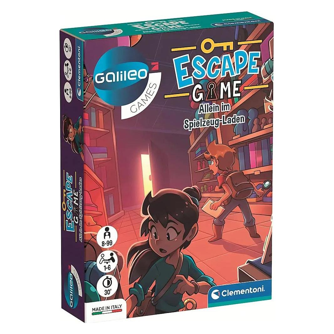 Clementoni Galileo Escape - Allein im Spielzeug-Laden (Deutsch, 1 - 6 Spieler) (59371)
