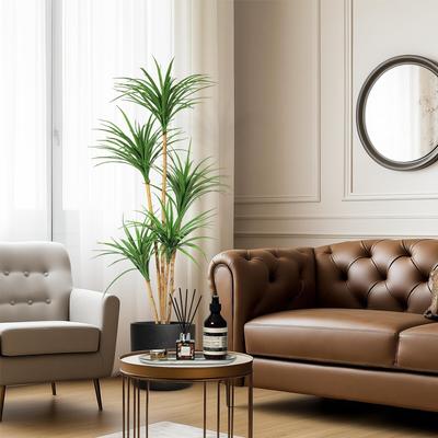 Garvee 4/5/6 Ft Artificial Dracaena Tree, Realistic Fake Dracaena Plant