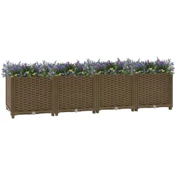 vidaXL Hochbeet 160x40x38 cm Polypropylen