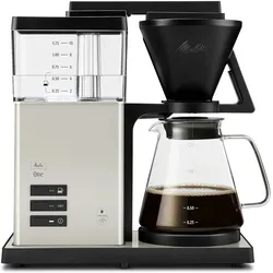 Melitta One, Filterkaffeemaschine, Weiss, Beige, Transparent, Schwarz
