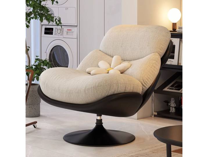 Fauteuil inclinable de luxe moderne, chaise de bureau élégante pour balcon, mobilier de salon tendance, design élégant et confortable