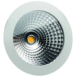 Rutec Projekt LED Einbaustrahler NINQITA COB, IP40, rund, CRI80, starr, exkl. BG, weiß, 900mA, 35W 4000K 51° RUP-PDA351