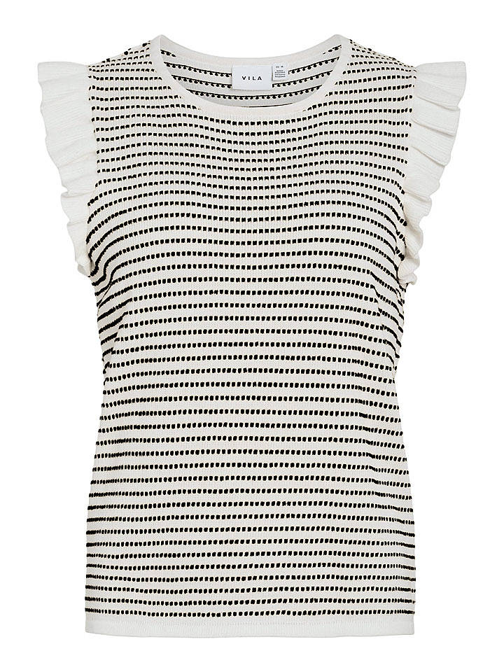 Vila Top in Weiß - XL