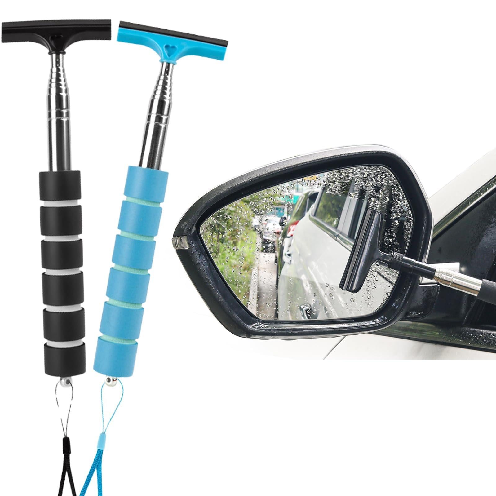 Dripio Telescopische ruitenwisser voor auto-buitenspiegels, 2 stuks, uitschuifbaar