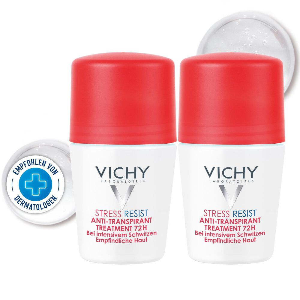 Vichy DEO Roll-on Stress Resist 72h 2x50 ml Creme