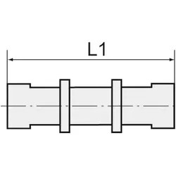 Riegler, Schlauchanschluss + Schlauchverbinder, 12.0531 ES (Schlauchverbinder)
