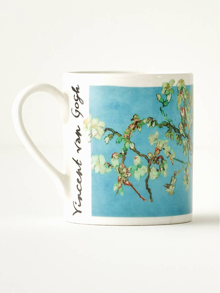 BELLA MAISON Tasse "Van Gogh" in Türkis/ Weiß - 390 ml - onesize