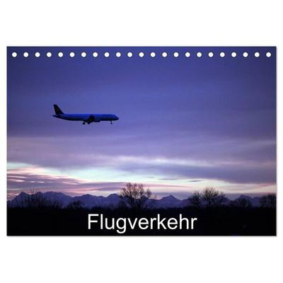 Flugverkehr (Tischkalender 2026 DIN A5 quer), CALVENDO Monatskalender