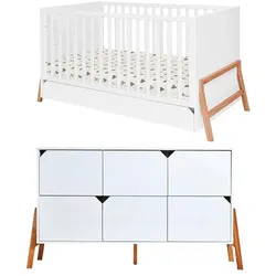 BABYZIMMER 2-teilig Lotta Weiß