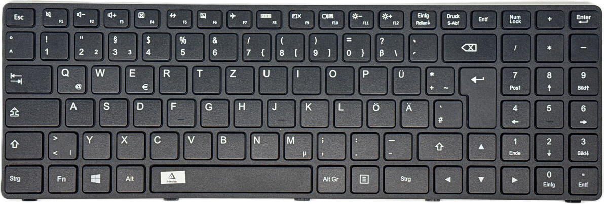 T-ProTek Zwart toetsenbord compatibel met PK1310E2A00