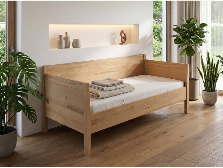 Sofabett „Melanie“ Kernbuche 100 x 200 cm Massivholz Buche