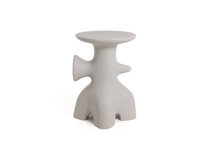 MAGIS table basse ou tabouret pour l'extérieur ARCHEO TV680 (Gris pierre - Polyéthylène)