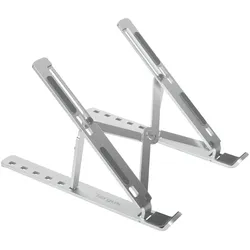 Targus tragbarer ergonomischer Laptop-/Tablet-Ständer, klappbar, silber