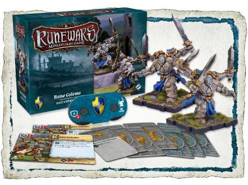 Fantasy Flight Games RuneWars Miniaturenspel - Uitbreidingspakket Rune Golem