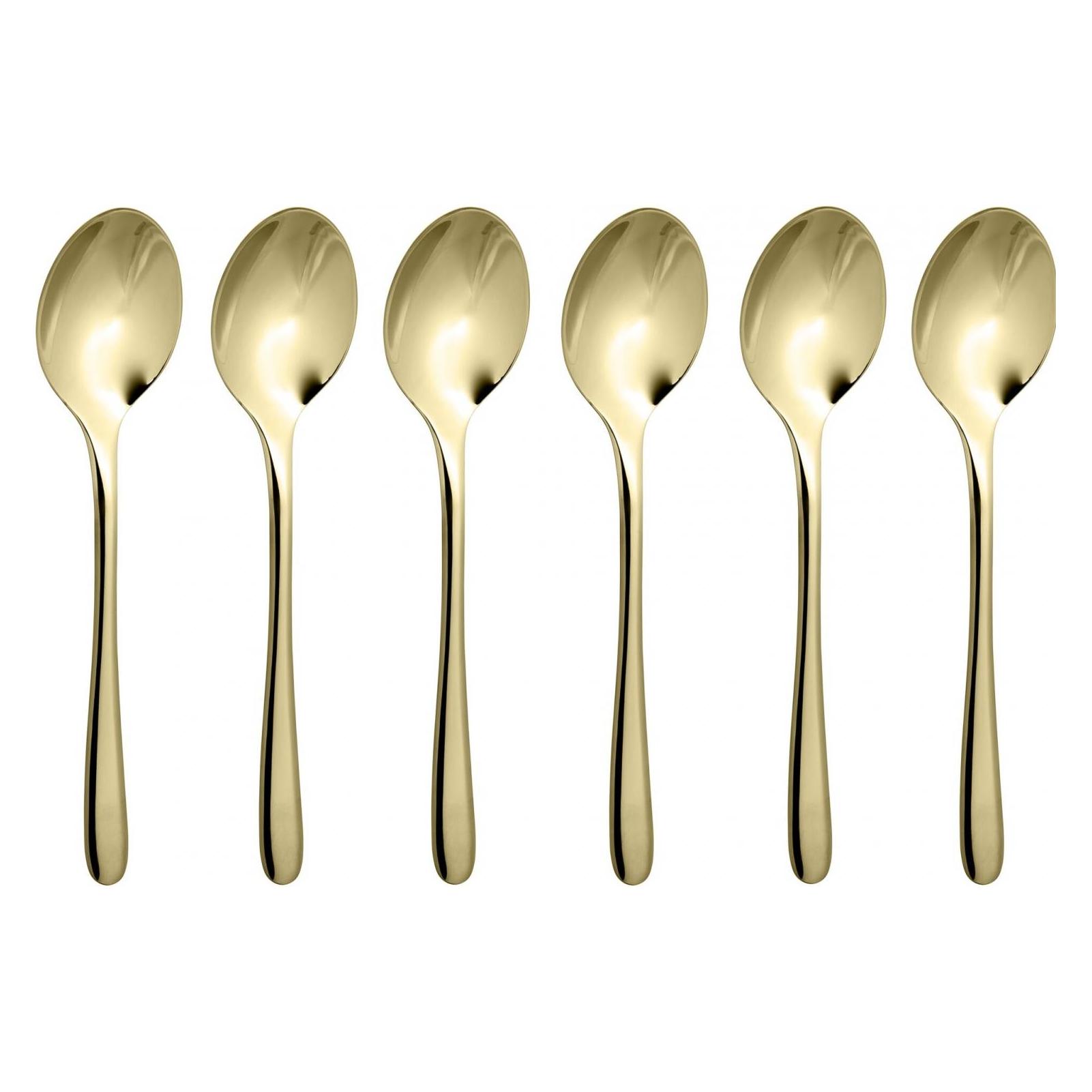 Rosenthal Probieren Sie PVD 6 Mokkalöffel aus poliertem Gold (6 Stk., Löffel) (52553G37)