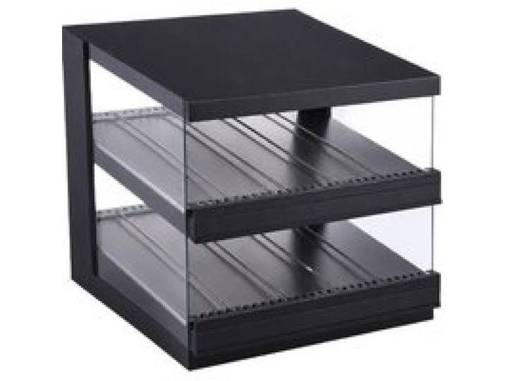 Passe-Burger Chauffant Professionnel 2 Niveaux – 1160W – Vitrine Chauffante Inox