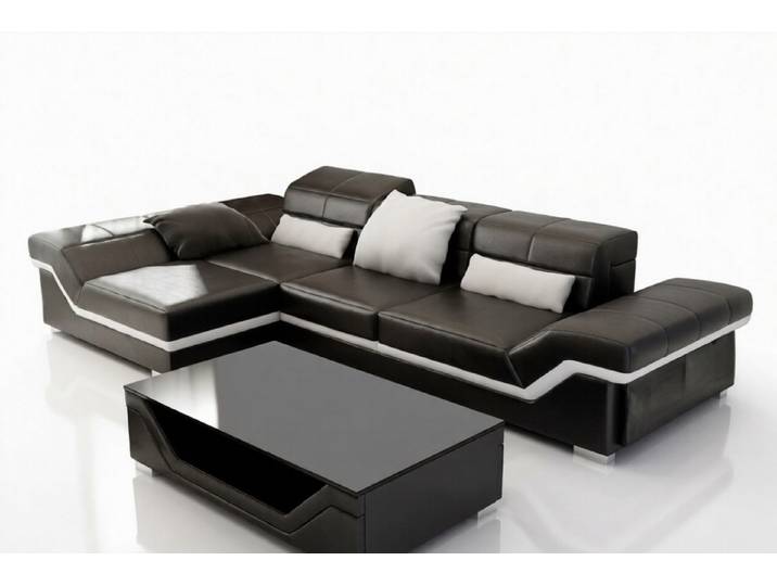 JVmoebel Ecksofa Ledersofa mit USB-Anschluss und verschiedenen Farboptionen, Made in Europa