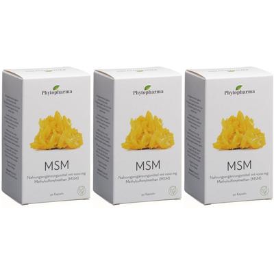 Phytopharma MSM Kaps Ds 90 Stkx3 3x90 St Kapseln