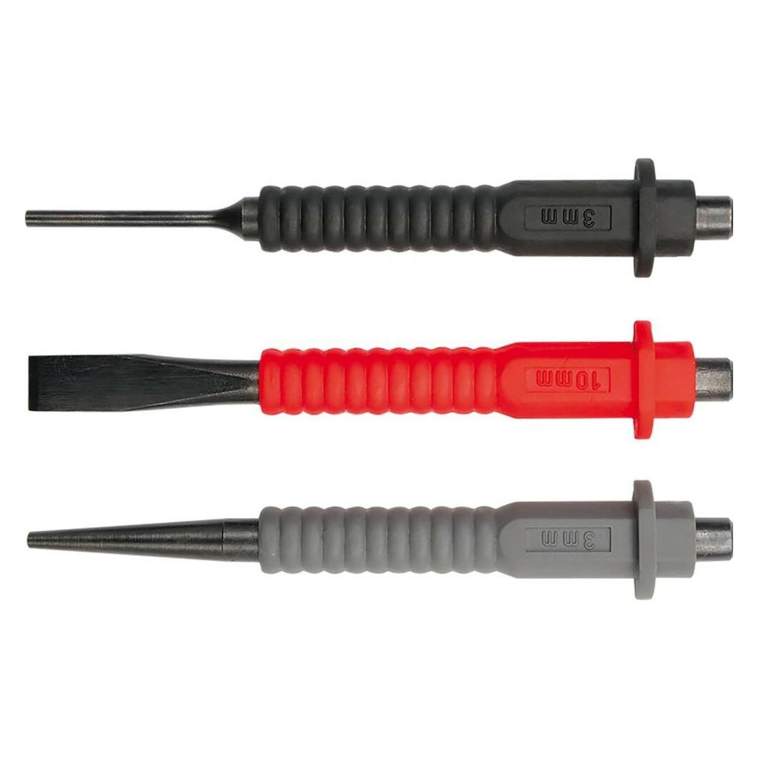 Yato Meissel und Locher 125mm 3 Stk. YT-4713 (125 mm) (YT-4713)
