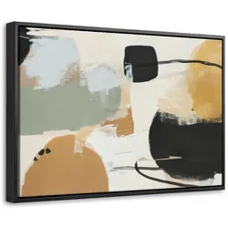 LEINWAND Bilder mit Rahmen - Farbe - Abstrakt - Farben - 30x20