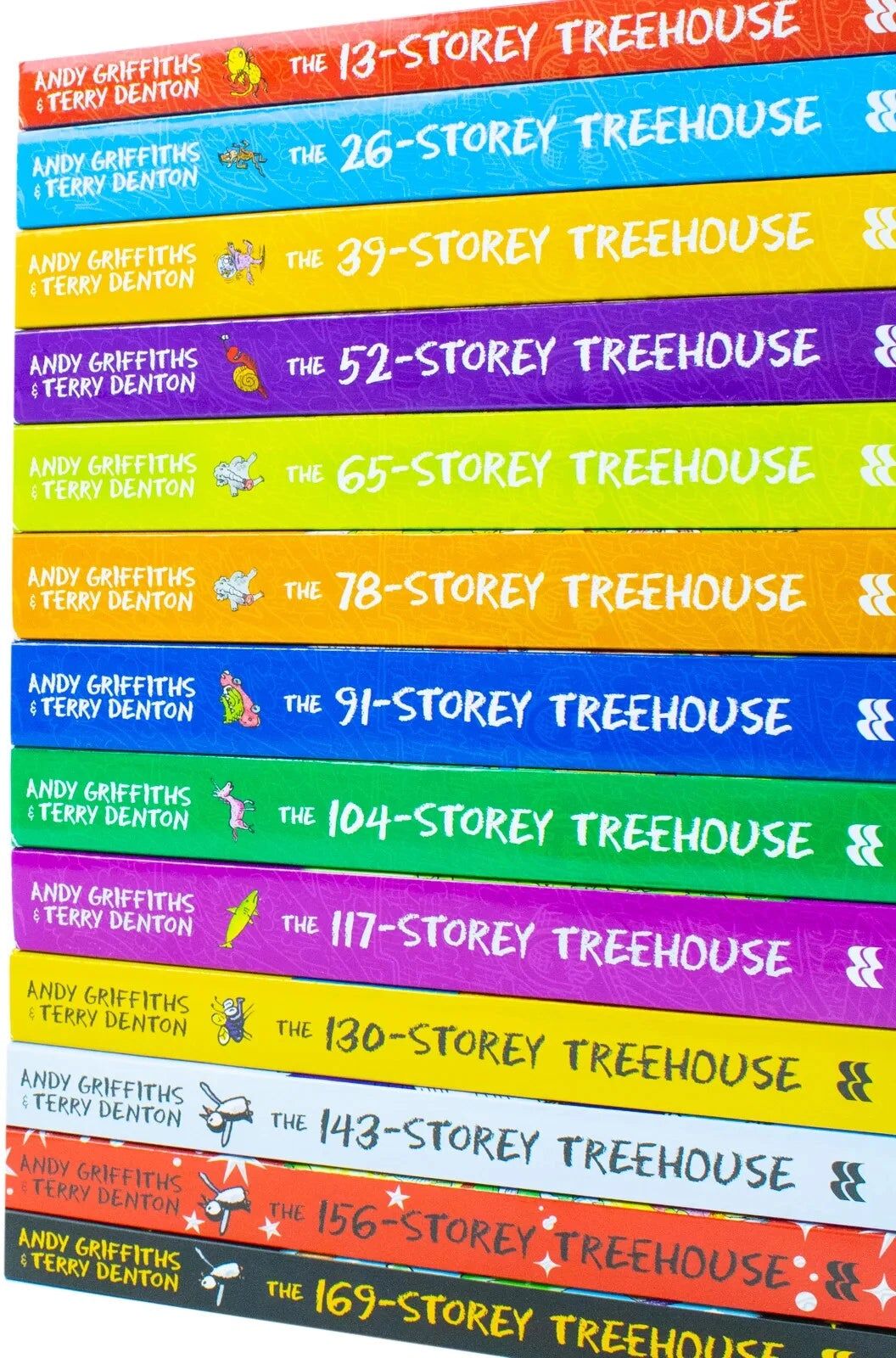 MACMILLAN The Treehouse Series 1-13 Books Collection Set by Andy Griffiths & Terry Denton